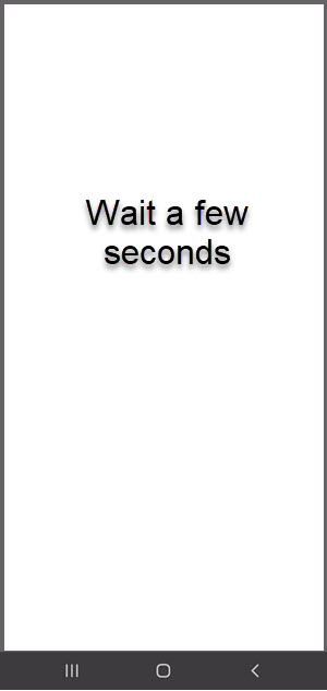 Image: Wait a few seconds