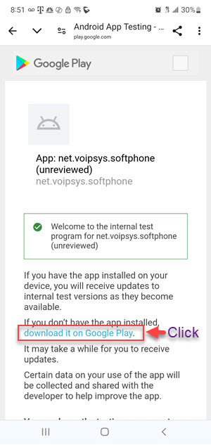 Image: Go to Play Store, Search, Install App